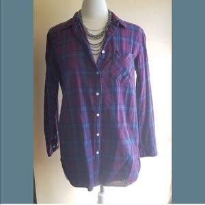 L.O.G.G. Label of Graded Goods Plaid Flannel Plum